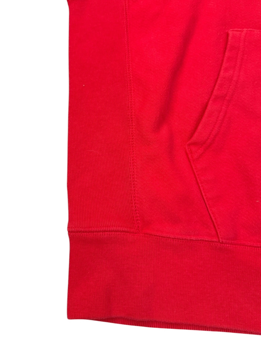 Champion Reverse Weave Red Script Logo Hoodie Large - Picture 7 of 15